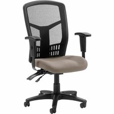 High-Back Chair, Exec, Mesh, 28-1/2"x28-1/2"x45", Stratus