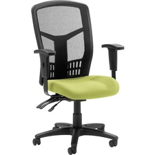 High-Back Chair, Exec, Mesh, 28-1/2"x28-1/2"x45", Applegreen