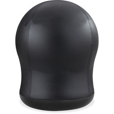 Zenergy Swivel Ball Chair, 17-1/2"x17-1/2"x23", Black