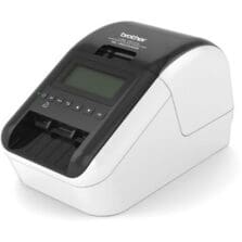 Label Printer, 110 LPM, 5"x5-7/10"x9-1/5", White/Black