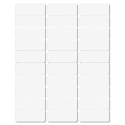 Mailing Labels, Address, Laser/Inkjet, 1"x2-5/8", 15000/CT, WE