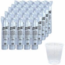 Cup, Transparent, Disposable, 5 oz., 100/BG, 25/CT, Clear