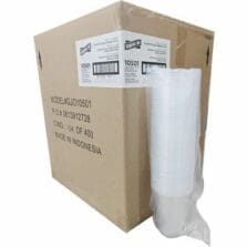 Cup, Transparent, Disposable, 16 oz, 50/BG, 20/CT, Clear