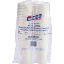 Hot Coffee Cups, 16oz, 50/PK, 20PK/CT, White