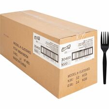 Cutlery, Fork, Heavyweight, 1000/CT, Black