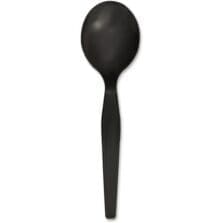 Soup Spoons, Heavyweight, 1000/CT, Black