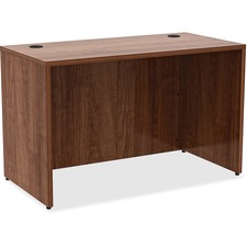 Laminate Desk, 48"x24"x29-1/2", Walnut