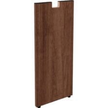 Credenza Half Leg, f/Credenza, 12"x1"x28-1/2", Walnut