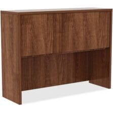 Hutch w/Doors, 48"x15"x36", Walnut