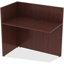 Reception Return, 42"x24"x41-1/2", Mahogany