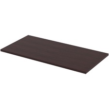 Height Adj Tabletop, 24"x48", Espresso