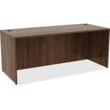 Laminated Desk, 72"x30"x29-1/2", Walnut
