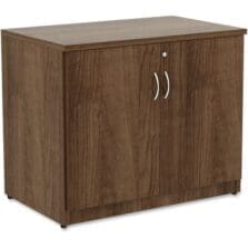 Storage Cabinet, 2 Doors, 36"x22-1/2"x29-1/2", Walnut