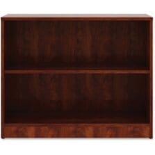 Bookcase, 2-Shelf, 1 Adj Shelf, 36"x12"x29-1/2", Cherry