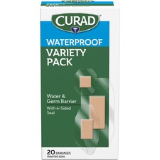 Waterproof Transparent Bandages, Ast Size, 20/BX, CL