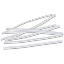 Vinyl Twist Ties, Reusable, 6", 2000/PK, White