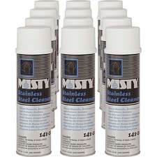Stainless Steel Cleaner, Lemon Fragrance, 12/CT, BK/SR