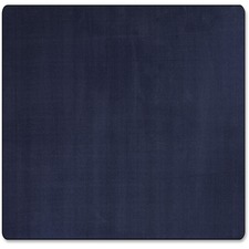 Traditional Rug, Solids, 6'x6', Navy