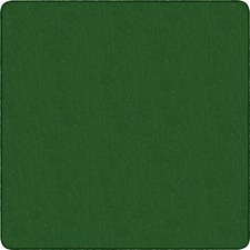 Solid Traditional Rug, Square, 12'x12', Green