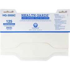 Toilet Seat Covers, Flushable, 125/PK, White