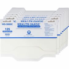 Toilet Seat Covers, Flushable, 3000/CT, White