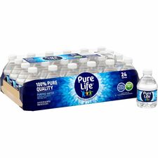 Nestle Pure Life Water, 8oz., 120CT/PL, Blue