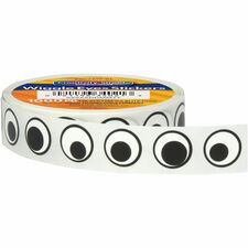 Wiggle Eyes, 1/2", 1000/PK, Black/White