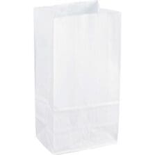 Paper Bags, 6"x11", 100/PK, White