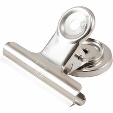Magnetic Spring Clips, 2", 12/BX, Chrome