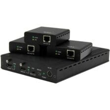 1 Input Device - 3 Output Device - 229.66 ft Range - 6 x Network (RJ-45) - 1 x USB - 1 x HDMI In - 4 x HDMI Out - 4K - 4096 x 2160 - Twisted Pair - Category 6 - Rack-mountable - TAA Compliant