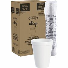 Cups, Hot/Cold, Foam, 10 oz, 25/BG, 40BG/CT, WE