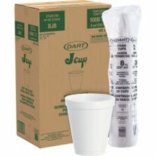 Cups, Hot/Cold, Foam, 8 oz., 25/PK, 40PK/CT, WE