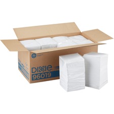 Napkins, f/Beverage, 1-Ply, 9-1/2"x9-1/2", 500/PK, 8PK/CT, White