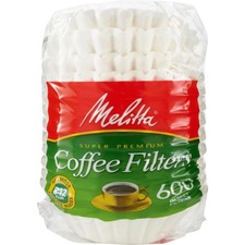 Coffee Filters, Super Premium, 600/PK, White