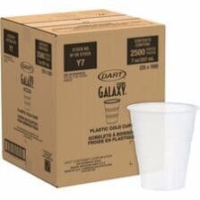 Cold Cups, Plastic, 7oz., 2500/CT, Translucent