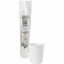 Water Cups, Treated Paper, 3 oz, 100/PK, White