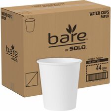 Water Cups, Treated Paper, 3 oz, 5000/CT, White