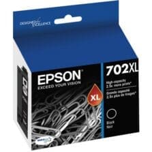 Epson (702) WF-3720 High Capacity DuraBrite Ultra Black Ink Cartridge w/ Sensormatic