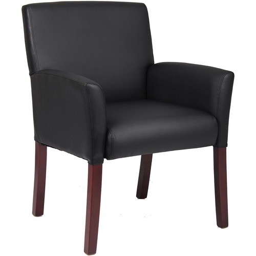 Chair, Guest, Box Arm, 26-1/2"Wx26-1/2"Lx35-1/2"H, Black
