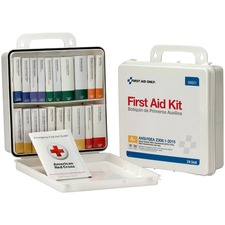 Ansi Unit First Aid Kit, 50 Person, 24 Pieces, White