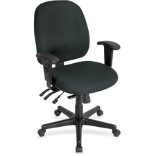 Chair, Task, w/SeatSlider, DillonVinyl, 27"x21"x36.5", BK
