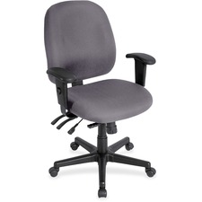 Chair, Task, w/SeatSlider, CanyonVinyl, 27"x21"x36.5", Carbon