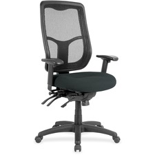 Chair, Mesh Back, Dillon Vinyl Seat, 26"x20"x46-1/2", BK