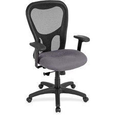 Chair, HighBack, Synchro, CanyonVinyl, 26"x24"x44-1/2", Carbon