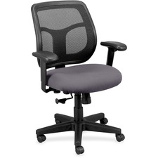 Chair, MidBack, CanyonVinylSeat, 26"x19-3/10"x38-1/2", Carbon