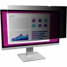 Privacy Filter, High Clarity, 24" Wide-screen Monitor, BK