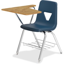 Student Desk, w/Tablet Arm, 20"x29-1/2"x30", 2/CT, Navy