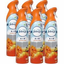 Air Refresher, Hawaiian Aloha Scent, 8.8 oz, 6/CT, Multi