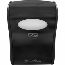 Towel Dispenser, Hardwound, Manual, 12.38"x16.76"x10", BK