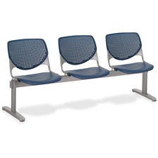 Chair, 3 Seater, Polypropylene, 71"x22"x31", NY Back/Seat